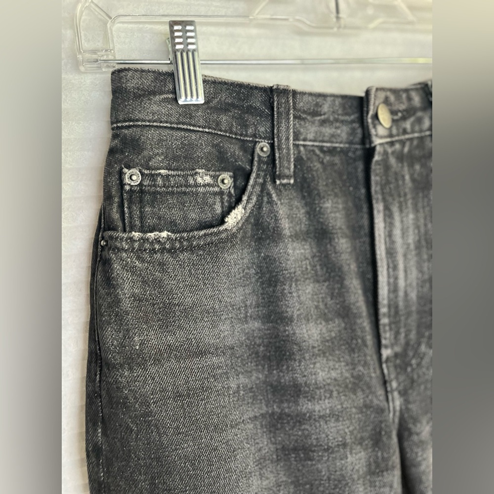 ‼️NOT FOR SALE‼️Reformation high rise straight leg jeans in black Size 24 - Picture 8 of 12